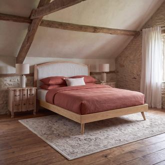 Maisons du monde Cama vintage de madera 180x200 cm con somier