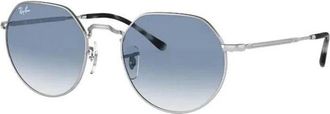 Ray-Ban Authentieke Jack Zonnebril- Premium Kwaliteit - unisex - Zonnebrillen - Grijs - 51 MM - Accessoires