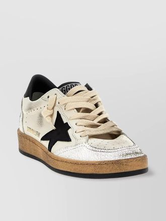 Golden Goose star perforated sneakers with contrast heel