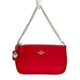 Coach Pre-owned Clutches, female, Red, Size: ONE SIZE Pre-owned Leather Clutch