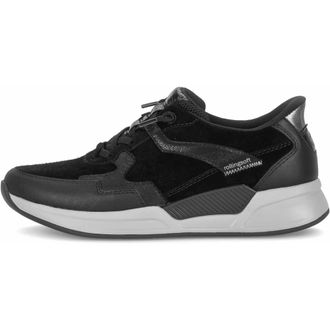 Gabor Rollingsoft Sneaker - Dames - Schoenen - Zwart - Maat: 41 EU Leer