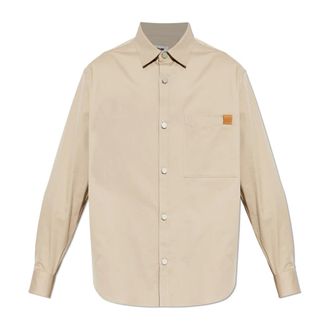 Darkpark Casual Shirts, male, Beige, Size: L Cotton Shirt