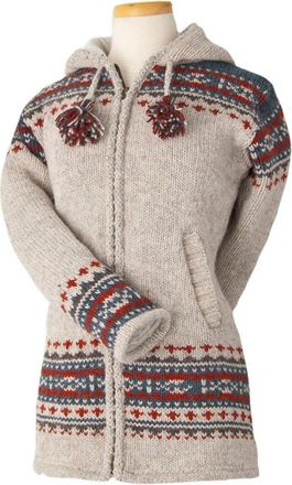 Laundromat Womens Edelweiss Wool Fleece-Lined Jacket - Chili