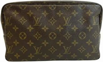 Louis Vuitton Pre-owned Clutches, male, Brown, Size: ONE SIZE Pre-owned Truce Toilette 28 Monogram Clutch Bag