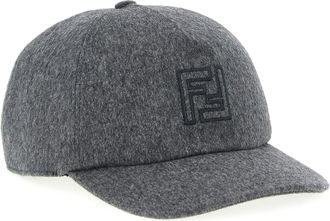 Fendi Wool and Cashmere M&eacute;lange Beanie - Gray