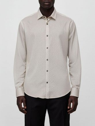 HUGO BOSS Camicia Boss in jersey stretch con motivo chevron