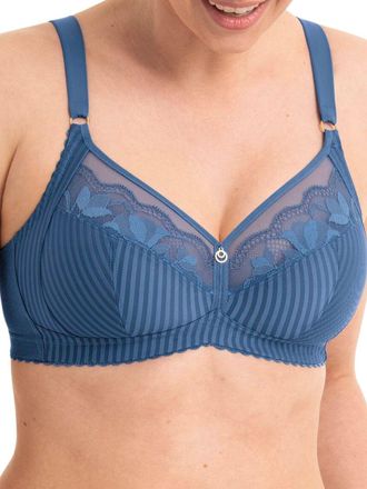 Rosa Faia Womens Sita Soft Bra - Blue polyamide - Size 38E