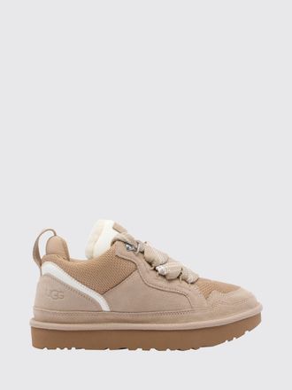 UGG Lo Lowmel Low-Top Suede Trainers with Wool Interior