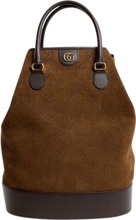 Gucci GG Suede Tote Bag Size M