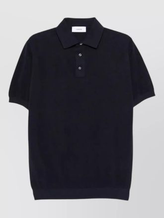 Lardini mens shirt polo collar ribbed cuffs