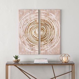 SEI Acanthi Decorative Wall Panels 2Pc Set