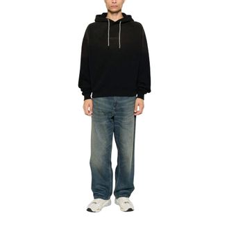 Axel Arigato Hoodies & sweatvesten, Heren, Zwart, XL, Katoen, Gens Washed Hoodie