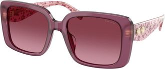 Coach HC8424U CAD54 59548H Womens Sunglasses Purple Size 54