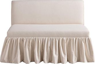Ballard Designs Bristol 48-Inch Bench with Ruffle Skirt - Ballard Designs