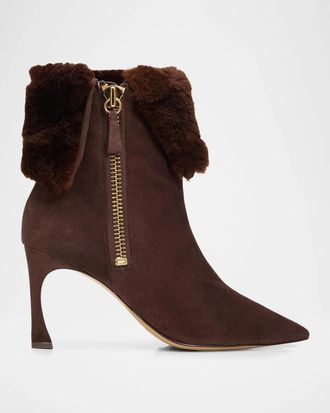 Alexandre Birman Mirabela 85MM Curly Booties