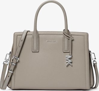 Michael Kors Laila Medium Color-Block Leather Satchel
