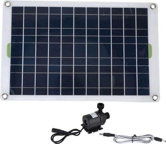 OEM Kit De Bomba Solar De 800 L/h Y 12 V - Panel Solar - Para Hogar/coche/barco - Estanque/fuente