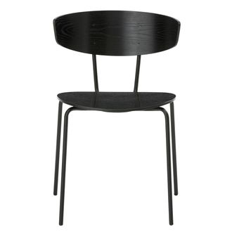Ferm Living Herman Stuhl, Esche schwarz / schwarz