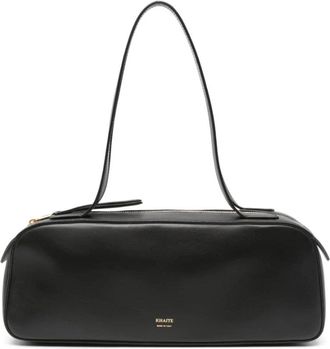 Khaite Simona Schoudertas - Dames - Handtassen - Zwart - ONE Size - Leer - Tassen