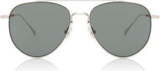 Derek Lam Calla SILRD Mens Sunglasses Silver Size 53