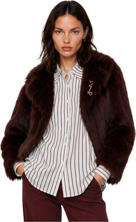 Kocca Karmen Giacca in Ecopelliccia - - Jackets - Donna - Rosso - XL