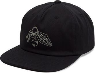 tentree Lake Getaway Apex Hat in Meteorite Black/creek Stone at Nordstrom