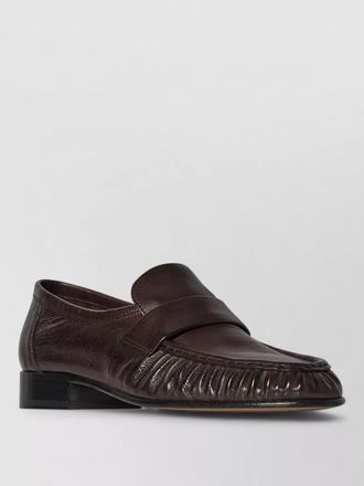 The Row leather mules