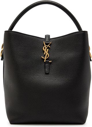 Saint Laurent Le 37 Grained Leather Bucket bag - Black - One Size