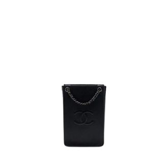 Chanel Pre-owned Vintage Crossbody Bag - Dames - Pre-owned - Zwart - Maat: ONE Size Leer