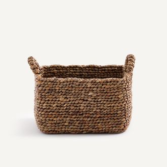 AM.PM Gevlochten mand van waterhyacint, klein model, RAGA