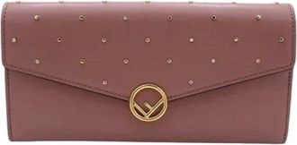 Fendi Pre-owned Wallets, female, Pink, Size: ONE SIZE Pre-owned Wallet