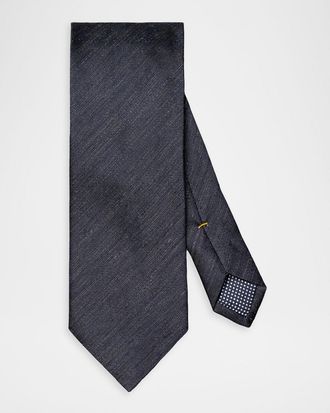 Eton Men & apos;s Woven Linen and Silk Tie