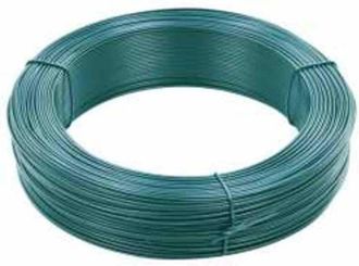 vidaXL Alambre De Atar Vallas Acero Verde Ennegrecido 250 M 2,3/3,8 Mm Vidaxl