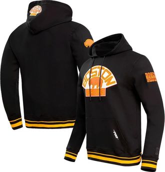 Pro Standard Mens Pro Standard Black Boston Bruins Retro Classic Fleece Pullover Hoodie at Nordstrom, Size Medium