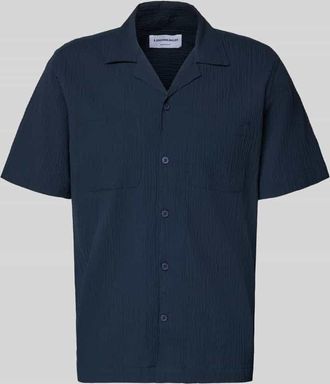 Lindbergh Lindbergh Modern Fit Freizeithemd mit Brusttaschen in Dunkelblau, Gr&ouml;&szlig;e XXXL