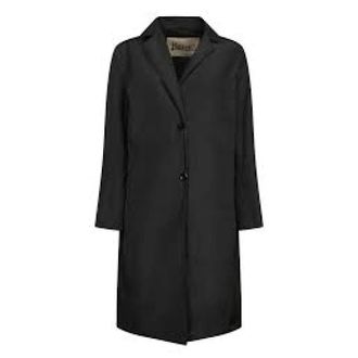Herno Heren, Mantels, Zwart, Maat: 2XS Taf