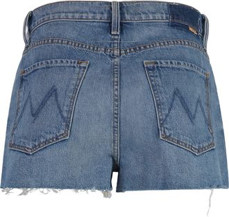 Mother Ditcher Denim Shorts - Blue