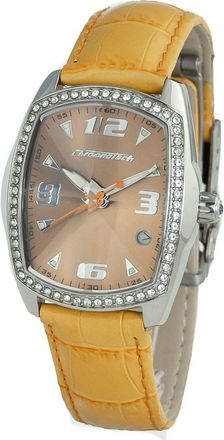 Chronotech Womens Analog Watch 7504ls06ac - Beige Leather - One Size