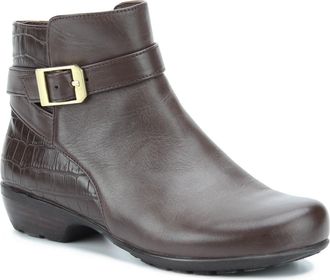 Ros Hommerson Ros Hommerson Womens Ellis Inside Zip Bootie, Brown Napa Leather, 3 UK