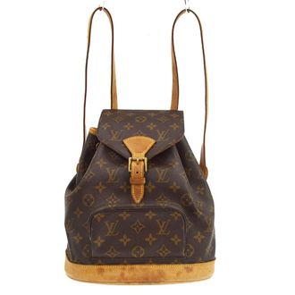 Louis Vuitton Vintage Montsouris Monogram Canvas Brown Canvas Backpack Bag (Pre-Owned)