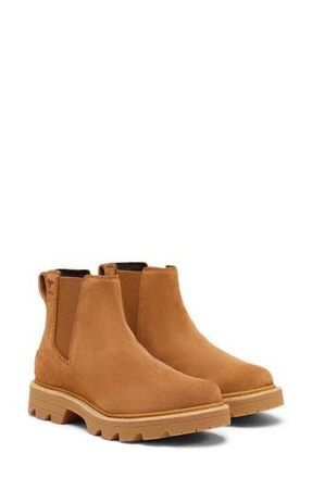Sorel Revel Road Waterproof Chelsea Boot in Velvet Tan/Gum 2 at Nordstrom Rack, Size 10.5