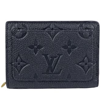 Louis Vuitton Black Noir Monogram Empreinte Wallet (Bi-Fold) (Pre-Owned)