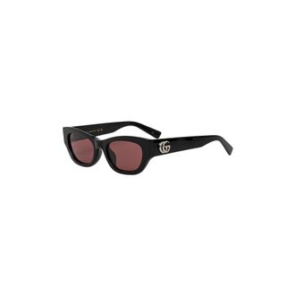 Gucci Zonnebrillen - Dames - Accessoires - Zwart - Maat: 53 MM