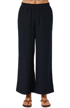 O'Neill Sanders Wide Leg Pants in Black at Nordstrom, Size Xx-Large