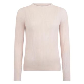 PESERICO Truien & Vesten, Dames, Beige, 2Xs, Trui met ronde hals