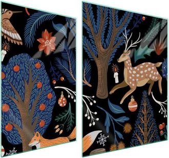 OEM Placa Protectora De Vidrio Para Estufa 70x52 Animales