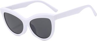 Generic Outdoor Women Vacation Sunglasses Sports Men Driving Decorative Sun Glasses(White)