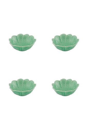 Bordallo Pinheiro Cuenco Grande Floragren - Set 4 pzs