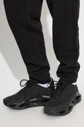 Emporio Armani Sports Shoes With Logo, Mens, Black