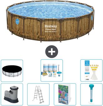 Bestway Piscina Bestway Power Steel Redonda - 549x122 Cm - 8-piezas S574